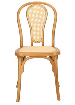 Natural Resin Bentwood Chair, Rattan Back and Seat by Chivari CBRN-RR-ZG-T