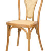 Natural Resin Bentwood Chair, Rattan Back and Seat by Chivari CBRN-RR-ZG-T