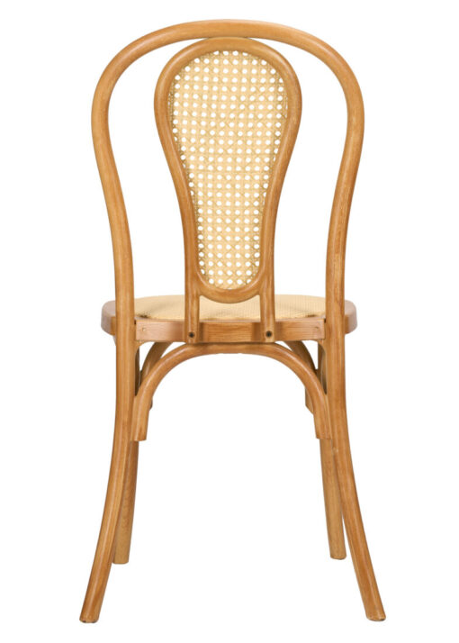 Natural Resin Bentwood Chair, Rattan Back and Seat by Chivari CBRN-RR-ZG-T