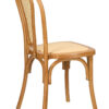 Natural Resin Bentwood Chair, Rattan Back and Seat by Chivari CBRN-RR-ZG-T