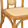 Natural Resin Bentwood Chair, Rattan Back and Seat by Chivari CBRN-RR-ZG-T