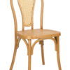 Natural Resin Bentwood Chair, Rattan Back and Seat by Chivari CBRN-RR-ZG-T