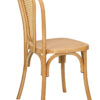 Natural Resin Bentwood Chair, Rattan Back CBRN-RN-ZG-T