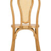 Natural Resin Bentwood Chair, Rattan Back CBRN-RN-ZG-T