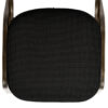 Black Fabric on Gold Vein Frame Crown Banquet Chair by Chivari CQCFBU-ZF-T