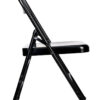 Black Metal Folding Chair by Chivari CFMBL-CX-T