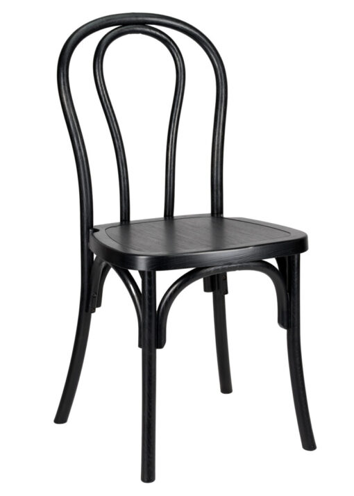 Bentwood Resin Chair Black Standard Seat CBRB-ZG-T