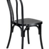 Bentwood Resin Chair Black Standard Seat CBRB-ZG-T