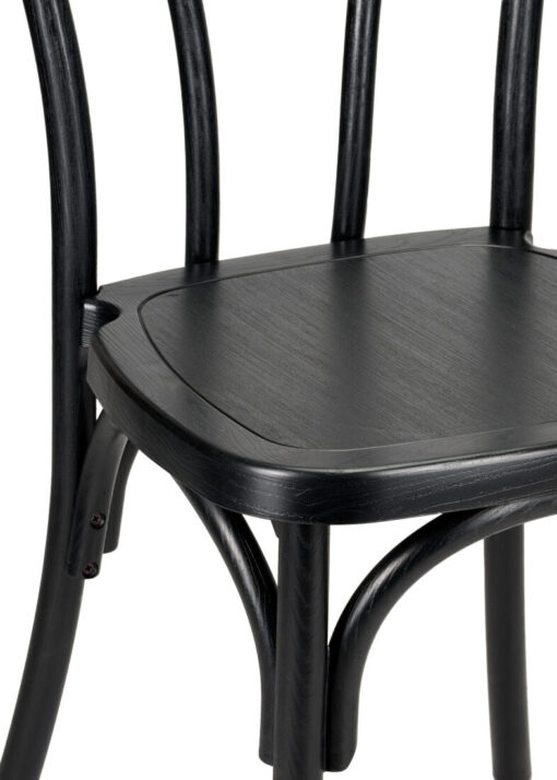 Bentwood Resin Chair Black Standard Seat CBRB-ZG-T