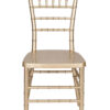 Champagne Gold Brushed Wood Look Steel Skeleton Chiavari Chair CCRCHGB-STEEL-AX-T