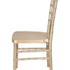 Champagne Gold Brushed Wood Look Steel Skeleton Chiavari Chair CCRCHGB-STEEL-AX-T