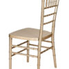 Champagne Gold Brushed Wood Look Steel Skeleton Chiavari Chair CCRCHGB-STEEL-AX-T