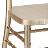 Champagne Gold Brushed Wood Look Steel Skeleton Chiavari Chair CCRCHGB-STEEL-AX-T