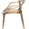 Copper Clear Resin Orbit Chair CSRT-ZG-T