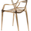 Copper Clear Resin Orbit Chair CSRT-ZG-T