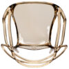 Copper Clear Resin Orbit Chair CSRT-ZG-T