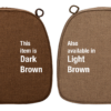 This item is Dark Brown. Also available in Light Brown