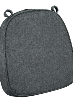 Dark Gray with Dark Gray Piping, 2.5″ Thick Chair Cushion CUSHBST-DGRDGR-AX-T