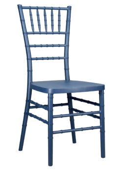 Deep Blue Sea Color Core Resin Chiavari Chair CCRDBS-STEEL-AX-T