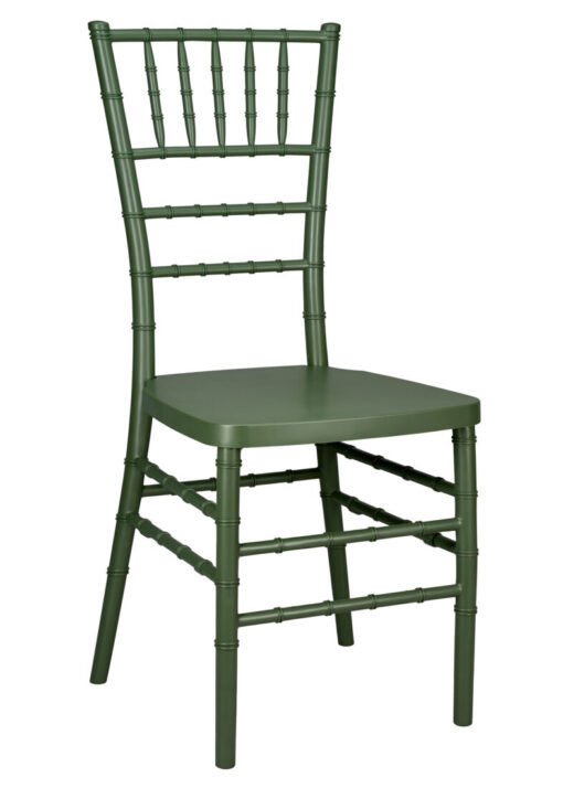 Hunter Green Color Core Resin Chiavari Chair CCRHG-STEEL-AX-T