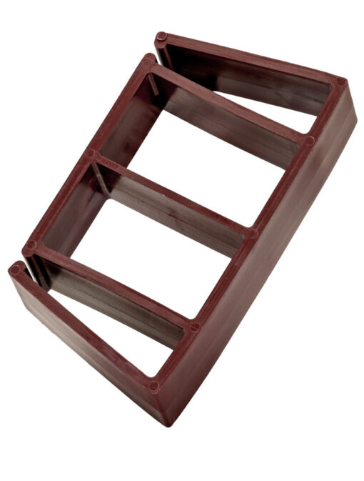 50 Pack Mahogany Ganging Clip to connect Resin Folding Chairs PARTS-FOLD-RESIN-CLIP-MH50