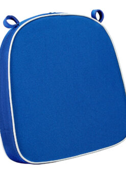 Royal Blue on White Pipe World's Best Cushion CUSHBST-BLW-AX-T