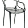 Smoke Resin Orbit Chair by Chivari CSRSM-ZG-T