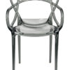 Smoke Resin Orbit Chair by Chivari CSRSM-ZG-T