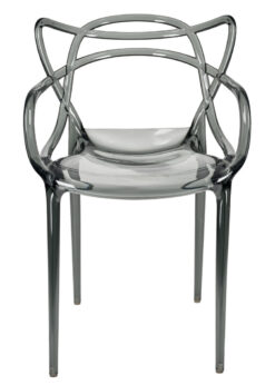 Smoke Resin Orbit Chair by Chivari CSRSM-ZG-T