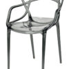 Smoke Resin Orbit Chair by Chivari CSRSM-ZG-T