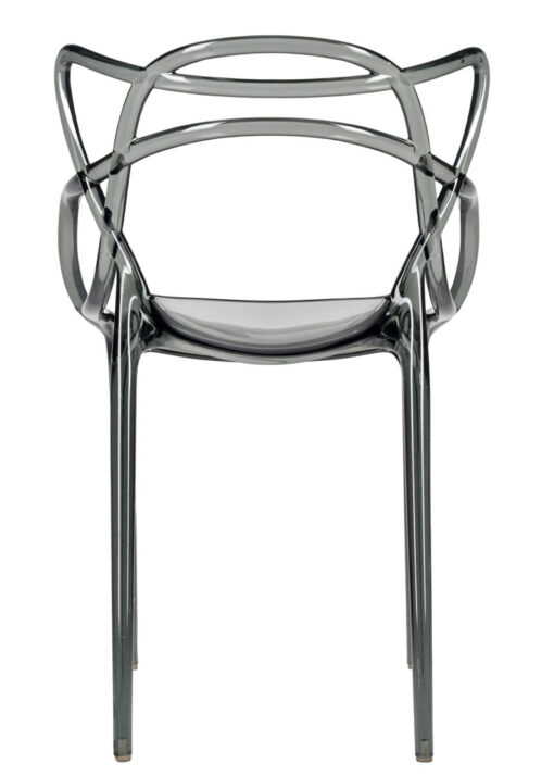 Smoke Resin Orbit Chair by Chivari CSRSM-ZG-T