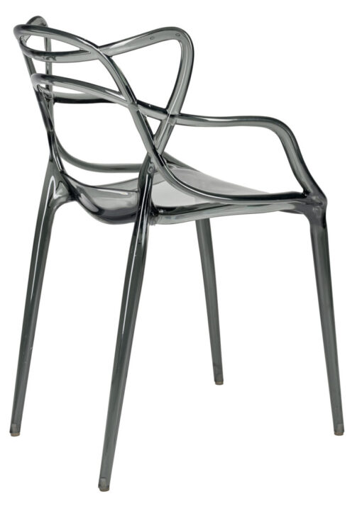 Smoke Resin Orbit Chair by Chivari CSRSM-ZG-T