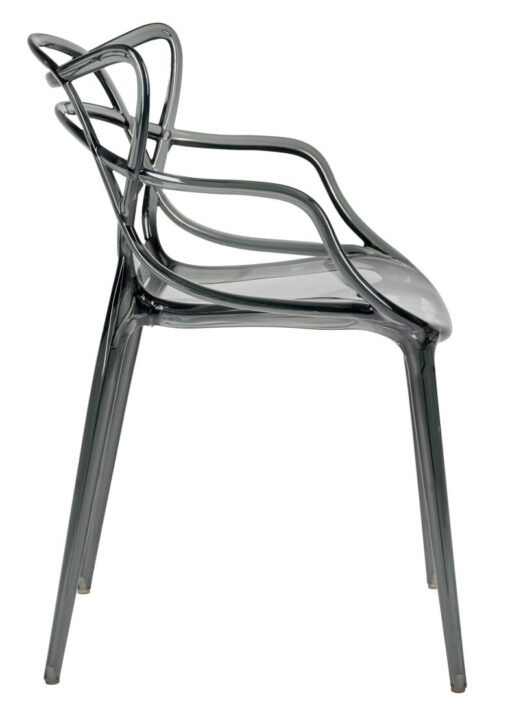 Smoke Resin Orbit Chair by Chivari CSRSM-ZG-T