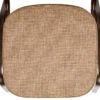 Tan Fabric on Copper Vein Frame Square Back Banquet Chair by Chivari CQSFTN-ZF-T