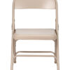 Beige Metal Folding Chair CFMBE-AX-T