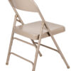 Beige Metal Folding Chair CFMBE-AX-T