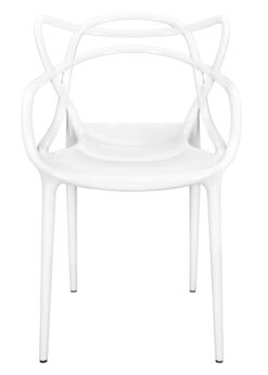 White Resin Orbit Chair by Chivari CSRW-ZG-T