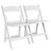 50 Pack White Ganging Clip to connect Resin Folding Chairs PARTS-FOLD-RESIN-CLIP-WH50