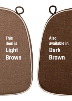 This item is light brown. Also available in dark brown.