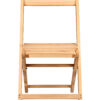 Natural Folding Wood Chair, 1942 Style, Slatted, by Chivari (Per Chair Price Shown – Sold only in Quantities of 4) CFWNS-ZG-T