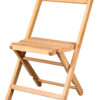 Natural Folding Wood Chair, 1942 Style, Slatted, by Chivari (Per Chair Price Shown – Sold only in Quantities of 4) CFWNS-ZG-T