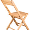 Natural Folding Wood Chair, 1942 Style, Slatted, by Chivari (Per Chair Price Shown – Sold only in Quantities of 4) CFWNS-ZG-T