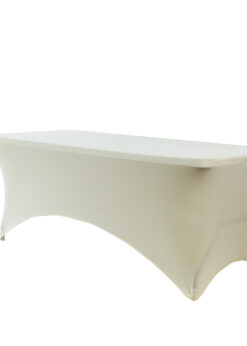 Beige cover for rectangle table