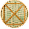 Beige on Green Light Pipe Bistro Table 40″ PE Rattan by Chivari TBTPBG-KT-AX-T