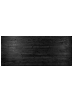 Black 8 Foot 96 x 40 Farm Table Rectangle X-Shape Leg TFARMRT9640-BLACK-X-LEG-AX-T