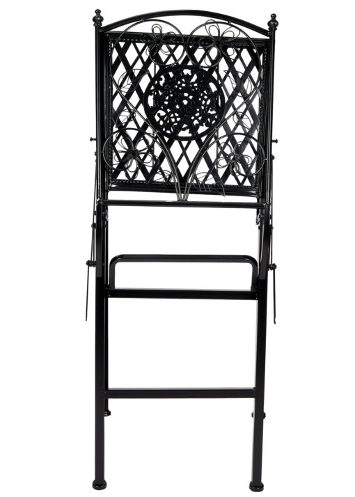 Barcelona Bistro Barstool Black with Square Seat and Back BBBMB-AX-T