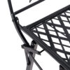 Barcelona Bistro Barstool Black with Square Seat and Back BBBMB-AX-T