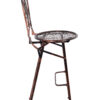 Bronze Barcelona Bistro Barstool with Round Seat and Back BBBMRBR-AX-T