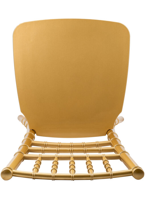 Bullion Gold Resin Steel Skeleton Chiavari Barstool BCRG-ST-AX-T