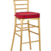 Bullion Gold Resin Steel Skeleton Chiavari Barstool BCRG-ST-AX-T